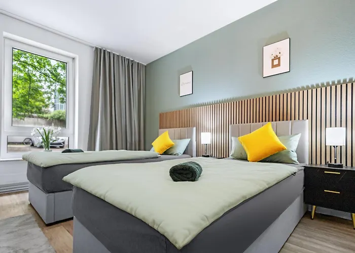 Apartment Exklusive - - Inclusive Sauna - Free Parking - Perfect For 7 Guests - Smart *